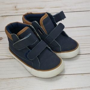 Children place high top toddler shoes navy size7